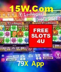 Interface moderna da plataforma 79X App